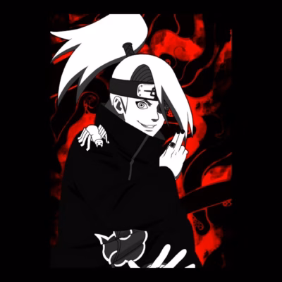 Deidara Akatsuki Naruto Anime Art