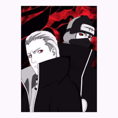 Hidan & Kakuzu  Akatsuki  Naruto Anime Art