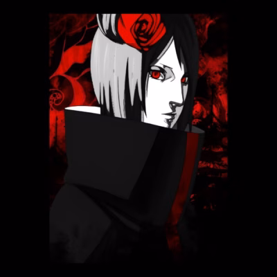 Konan Akatsuki Naruto Anime Art