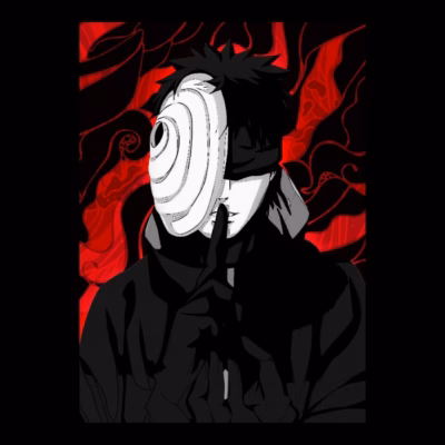 Obito Uchiha Akatsuki Naruto Anime Art