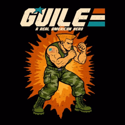 A REAL AMERICAN HERO shirtwoot guile