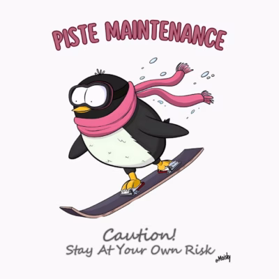 El pinguino esquiador